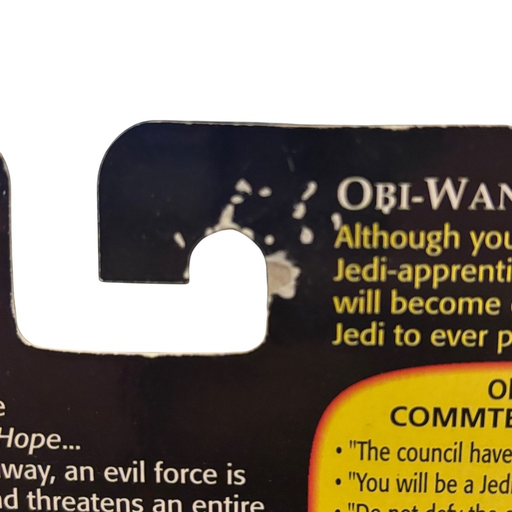 Star Wars Episode I Obi-Wan Kenobi Jedi Duel Action Figure CommTech Hasbro New - Picture 11 of 16